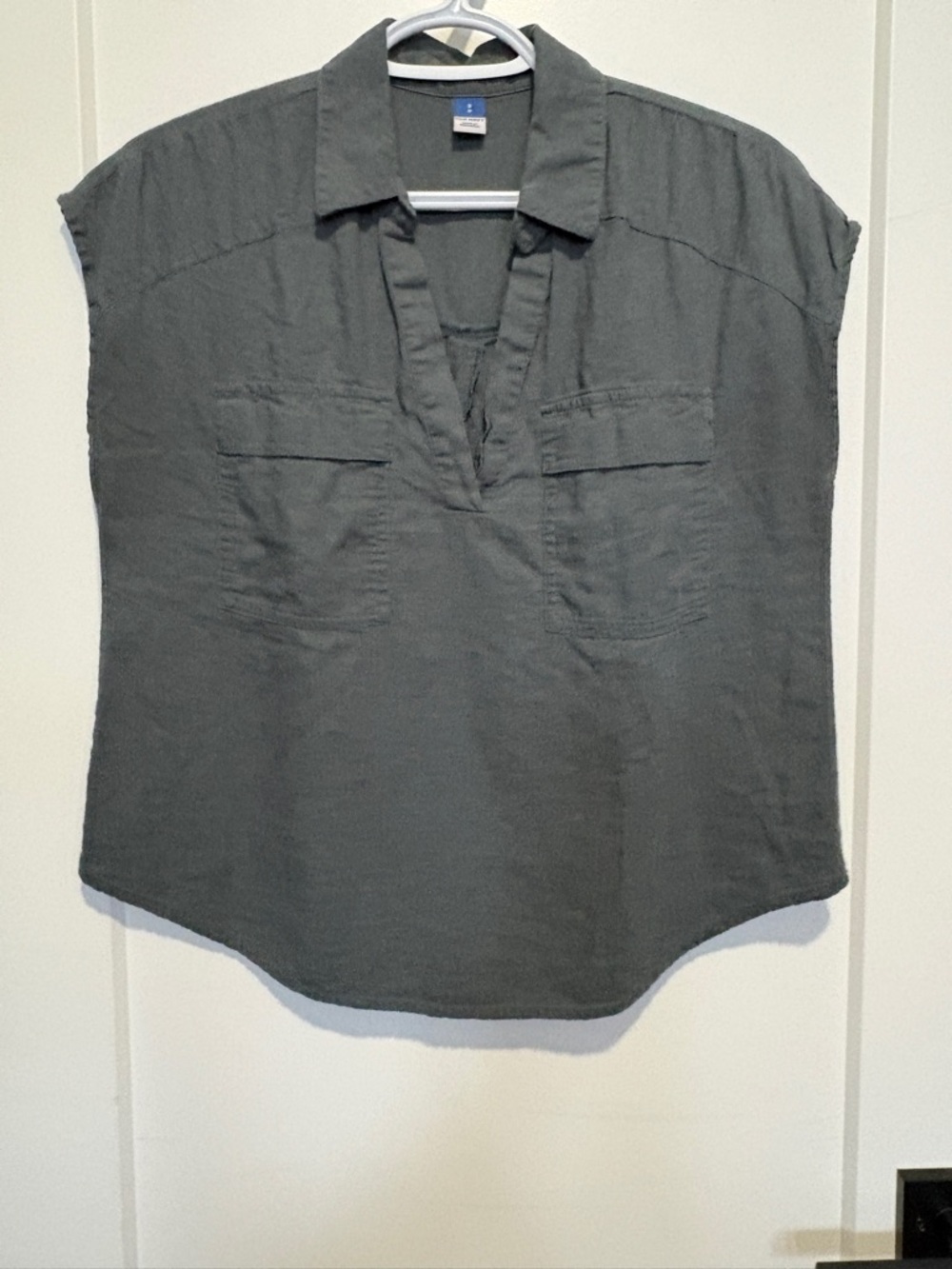 Relaxed Split-Neck Women's Top